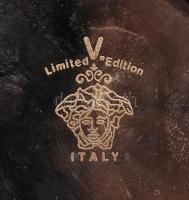 Limited V. Edition olasz kávés csésze és kávés kanál készlet, aranyozott, kézzel festett, jelzett, j...