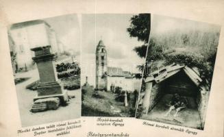 Hévízszentandrás Jupiter emlékkő, Egregy templom, síremlék