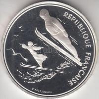 Franciaország 1991. 100Fr Ag "Téli olimpia - síugrás" T:PP
France 1991. 100 Francs Ag &quo...