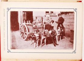 cca 1890 Antwerpen 19 fotót tartalmazó leporello / Souvenir D'Anvers leporello with 19 photos (...