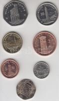 Nagy-Britannia Man szigetek 2007. 1p - 1Ł 7db klf sor T:BU Isle of Man 2007. 1 pence - 1 Pound 7 different pcs C:BU
