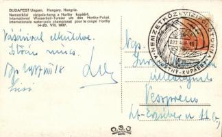 Budapest Nemzetközi Vízipóló Torna a Horthy kupáért, 1937 So.Stpl