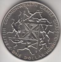 Új-Zéland 1974. 1$ "Közösségi Játékok" T:1
New Zealand 1974. 1 Dollar "Commonwealth G...