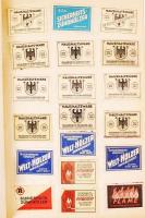 Kb 1000 darbos gyufacímke gyűjtemény füzetbe ragasztva