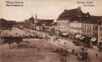 Marosvásárhely, Targu Mures; Piactér / market place, 'vissza' So.Stpl