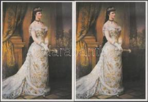 25 db modern Erzsébet királynő lap, mind egyforma / 25 modern Sissy postcars, all the same