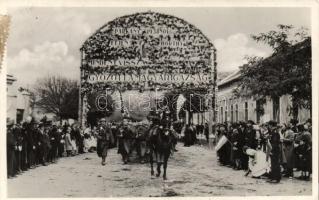 Párkány, bevonulás / entry of the Hungarian troops