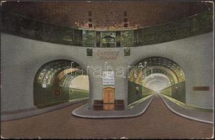 Latabár Kálmán és Árpád színészek aláírása édesanyjuknak küldött képeslapon, 9x14 cm