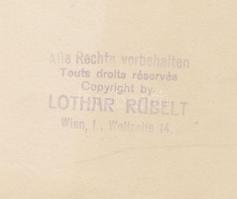 cca 1930-1940 Lothar Rübelt (Bécs): Hoki mérkőzés, 10x15 cm