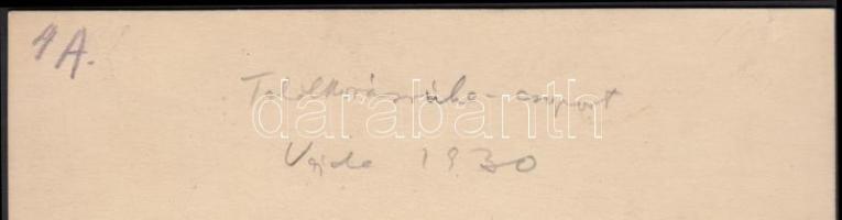 1930 Vajda fotó: vintage kép Szentpál Olga tánccsoportjáról, feliratozva, Szentpál Olga hagyatékéból...