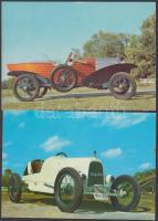 12 db modern közlekedés témájú, autó motívumú képeslap / 12 modern motive cards, automobiles