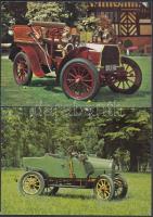 12 db modern közlekedés témájú, autó motívumú képeslap / 12 modern motive cards, automobiles