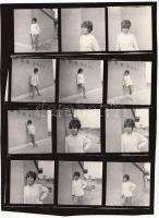 cca 1960-1970 Kotnyek Antal (1921-1990): Felvételek Ruttkai Éva színésznőről, jelzetlen, a szerző ha...