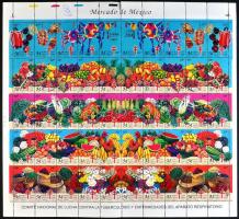 1999 Mexikói tuberkulózis segélybélyeg 50-es teljes ív