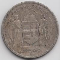 1930. 5P Ag "Horthy-jobbra" T:3 Adamo P8