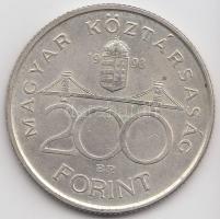 1993. 200Ft Ag "MNB" T:2 Adamo F13