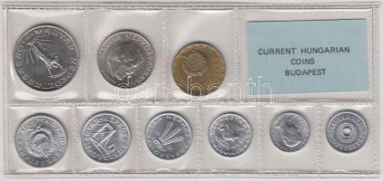 1978. 2f-10Ft 9db klf érmés forgalmi sor fóliatokban T:1