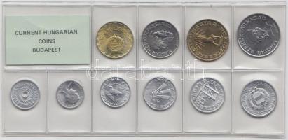 1988. 2f-20Ft 10db klf érmés forgalmi sor fóliatokban T:1