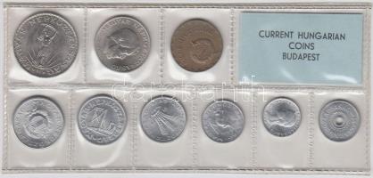1975. 2f-10Ft 9db klf érmés forgalmi sor fóliatokban T:1