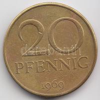 NDK 1969. 20Pf T:2 GDR 1969. 20 Pennig C:XF