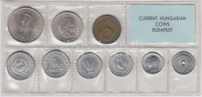 1973. 2f-10Ft 9db klf érmés forgalmi sor fóliatokban T:1