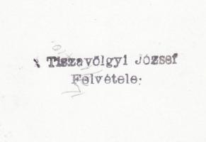 1959 Tiszavölgyi József: Dunai sétahajók, vintage fotó, pecsételve, 13x18 cm