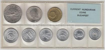 1979. 2f-10Ft 9db klf érmés forgalmi sor fóliatokban T:1