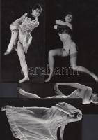 cca 1960-1970 Vetkőzés művészete 9 db finoman erotikus képben elbeszélve, 17x12 és 18x7 cm közötti k...