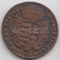 1763. Rézdénár "Mária Terézia" T:3
Huszár: 1756., Unger III.: 1278