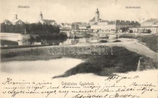 Győr Rábaszer, sétatér