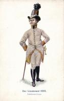 Német hadnagy 1800-as évekből, Der Lieutenant 1800