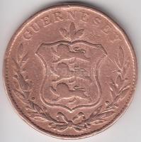 Guernsey 1834. 8D Cu T:3
Guernsey 1834. 8 Doubles Cu C:F