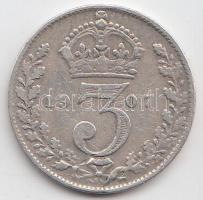 Nagy-Britannia 1907. 3p Ag "VII. Eduárd" T:2- Great Britain 1907. 3 pence Ag "Edward VII" C:VF