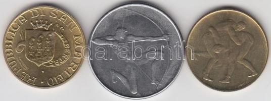 San Marino 1980. 100L + 200L "XXII. Nyári Olimpia" + 1989. 200L T:1
San Marino 1980. 100 L...