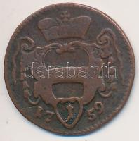 Ausztria 1759. 1Pf Cu "Mária Terézia" T:2-,3
Austria 1759. 1 Pfennig Cu "Maria Theres...