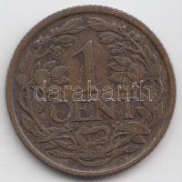 Hollandia 1922. 1c Cu T:2- Netherlands 1922. 1 cent Cu C:VF