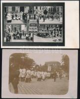 cca 1930-1940 Vadas Ernő (1899-1962): Körmenet (A Szent Jobb); vintage fotóművészeti alkotás, pecsét...