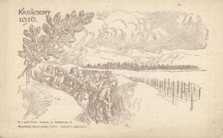 1916 Christmas, soldiers (EK)