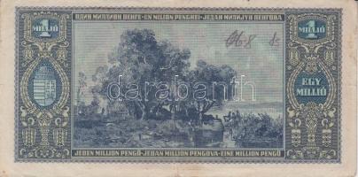 1946. 1.000.000.000P "PAPÍRPÉNZ GYŰJTEMÉNYBEMUTATÓ 1969! ÁPRILIS 22-26. DOROG" felülbélyeg...