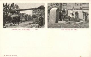 Tel Aviv-Jaffa, camel turns water, water carriers