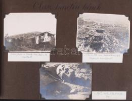1914-1918 Egy, az I. vh-ban szolgálatot teljesítő katona felvételei a katonaéletről, 9x12 cm és enné...