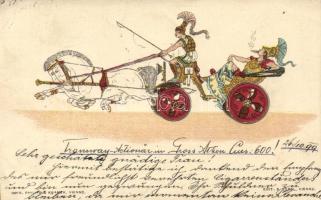 1899 'Tramway-Actionär in Gross Athen Curs: 600' Philipp & Kramer, Vienne (fa)