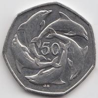 Gibraltár 2003. 50p T:1- Gibraltar 2003. 50 pence C:AU