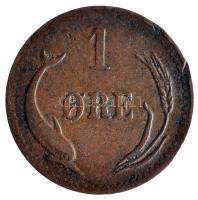 Dánia 1875. 1ö Cu T:2- Denmark 1875. 1 ore Cu C:VF