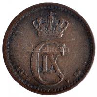 Dánia 1875. 1ö Cu T:2-
Denmark 1875. 1 ore Cu C:VF