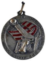 Olaszország / Cremona 1948. "III. Cremonai Vásár / I. Interregionális Kerékpáros Találkozó" fém emlékérem (31mm) T:2 Italy / Cremona 1948. "IIIth Sale of Cremona / Ist Interregional Bike Meeting" metal medallion (31mm) C:XF