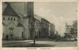 Rimaszombat, Erzsébet tér / square (EK)