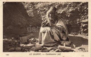 Jewish shoemaker, Morocco, Judaica (fa)