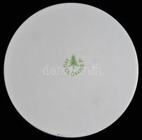 Vác 1975. "Vác 900 éves / Jubileumi Sportrendezvény" hollóházi porcelán emlékplakett (85mm...