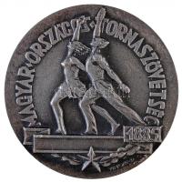 1950. "Magyar Országos Tornaszövetség 1885 / I.V.E.B. 1950." fém díjérem (35mm) szign.:VINCZE T:2